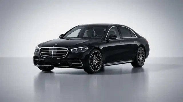 Mercedes-Benz S-Class luxury chauffeur vehicle, first class