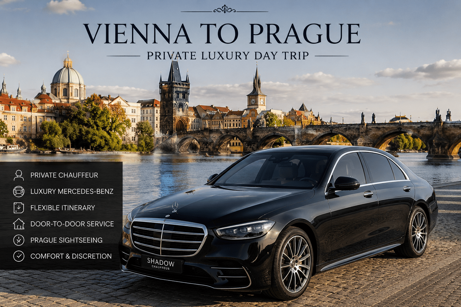 Vienna to Prague Chauffeur Service Guide