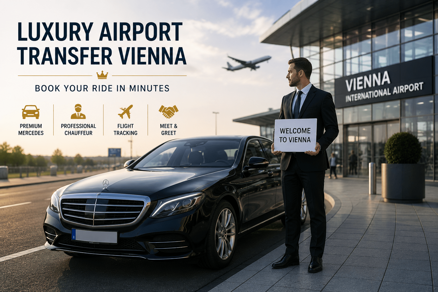 Luxury Airport Transfer Vienna: Book Your Ride in Minutes
