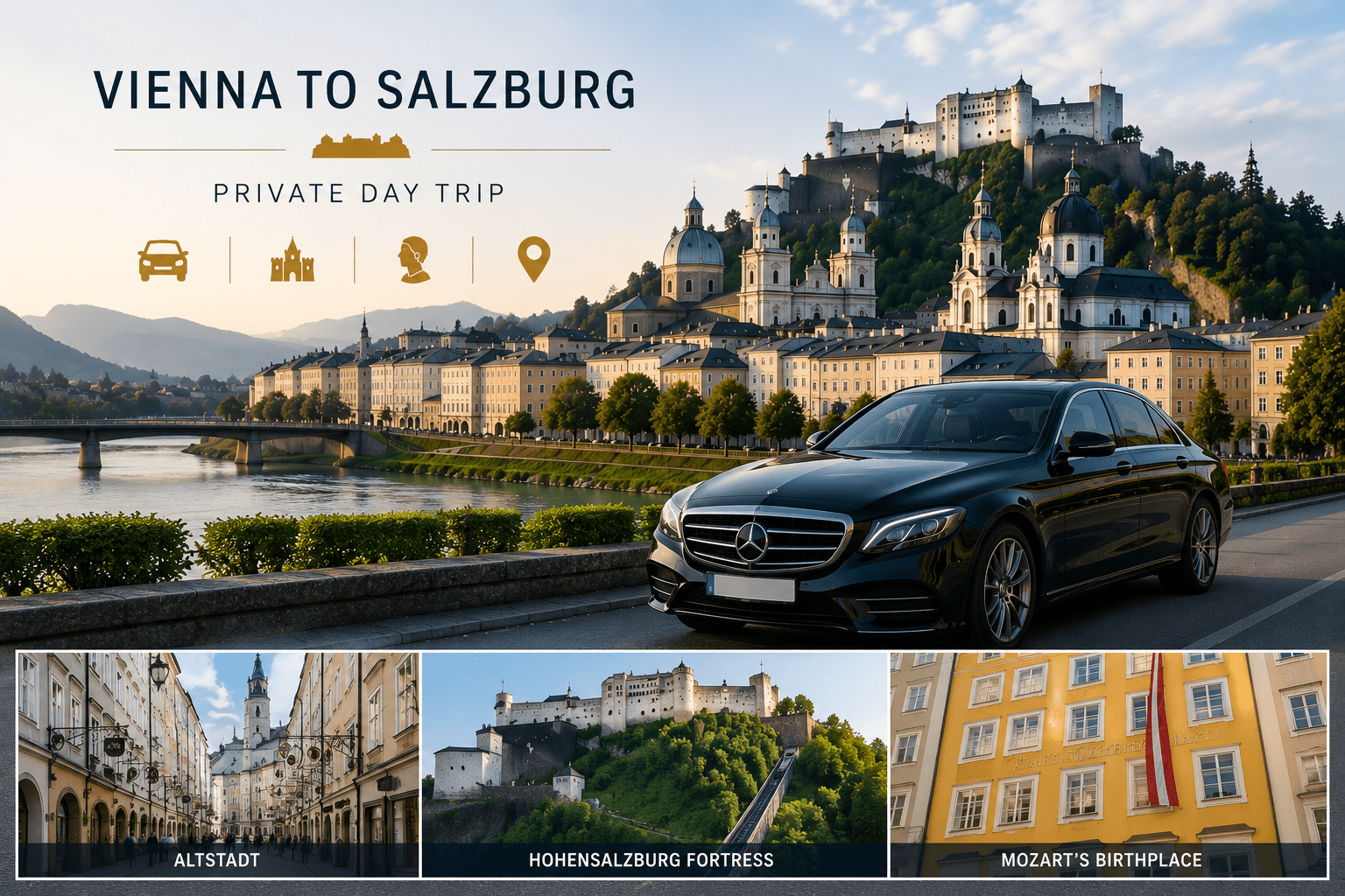 Private Day Trip Vienna to Salzburg: What’s Included