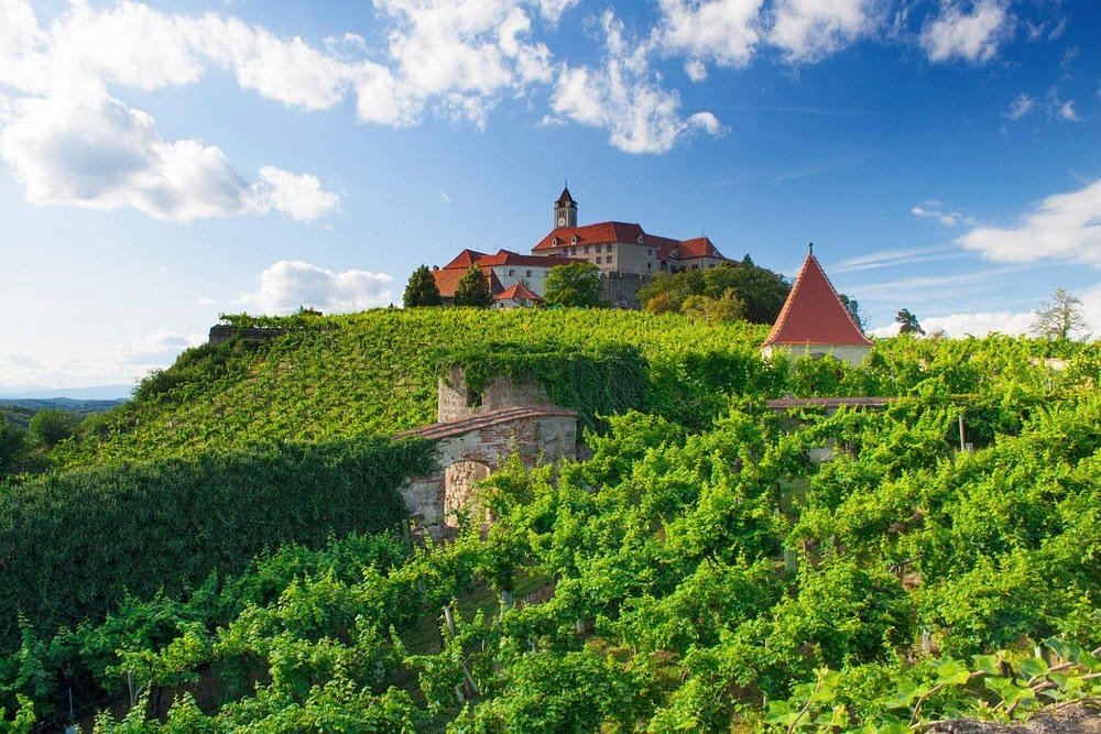 Riegersburg medieval hilltop castle, Styria, Austria