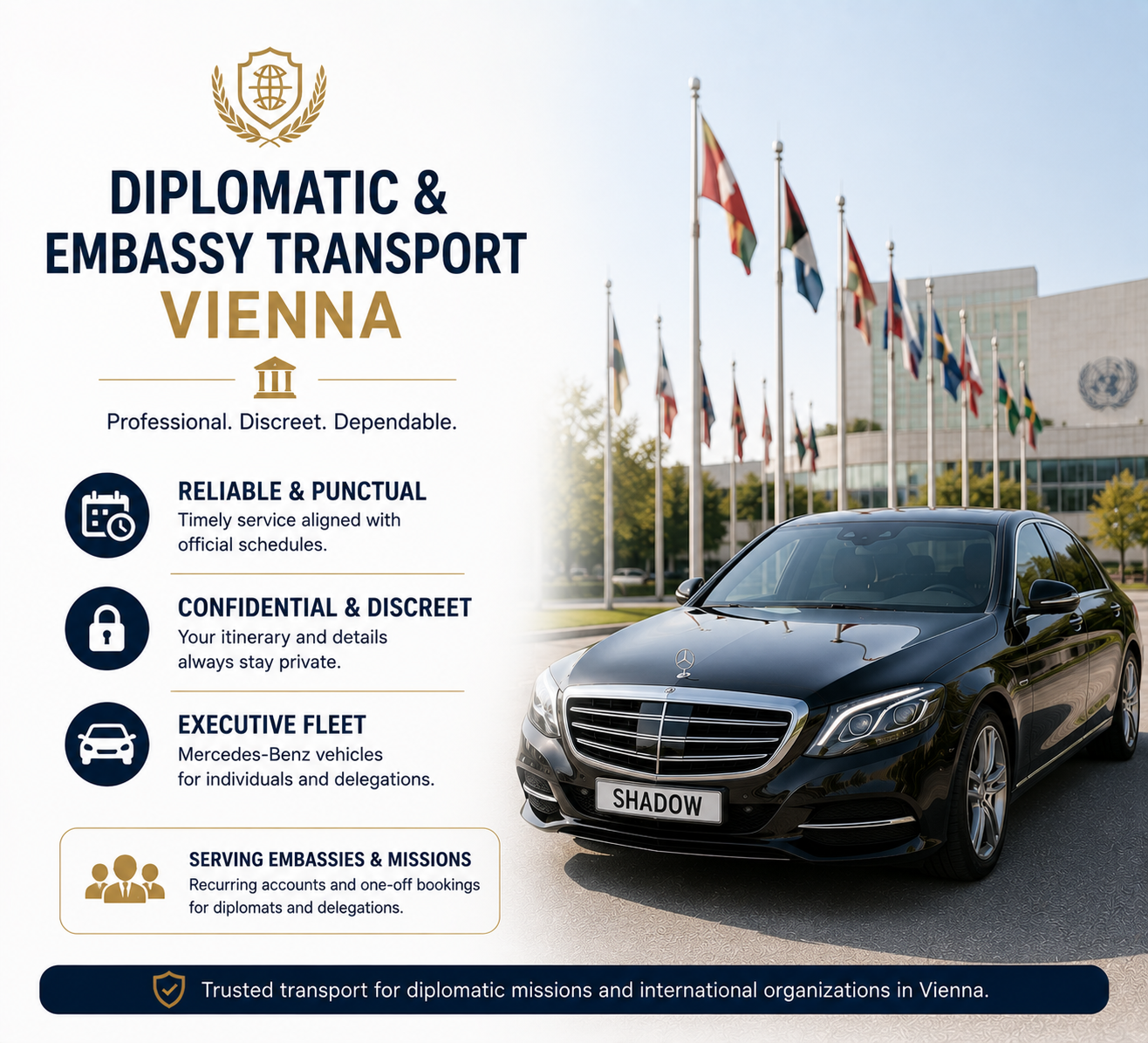 Diplomatic & Embassy Transport Vienna