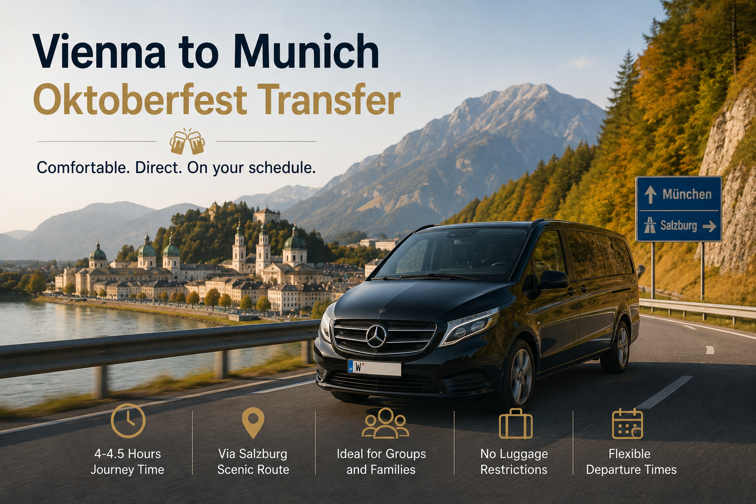 Vienna to Munich Oktoberfest Transfer