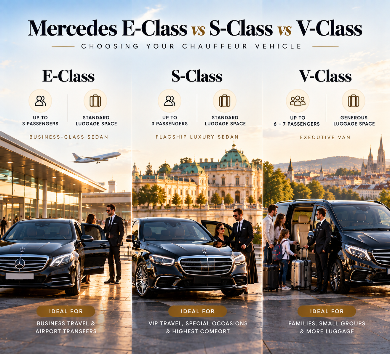 Luxury Chauffeur Vehicle Comparison