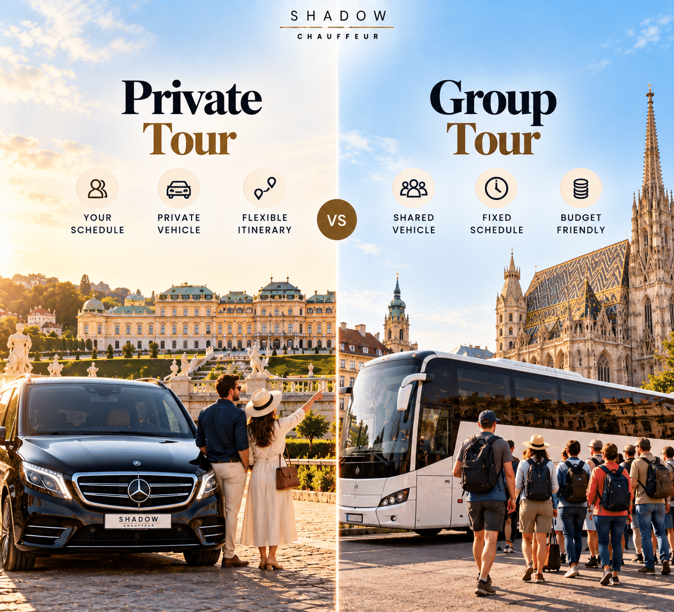 Private vs Group Vienna Tours