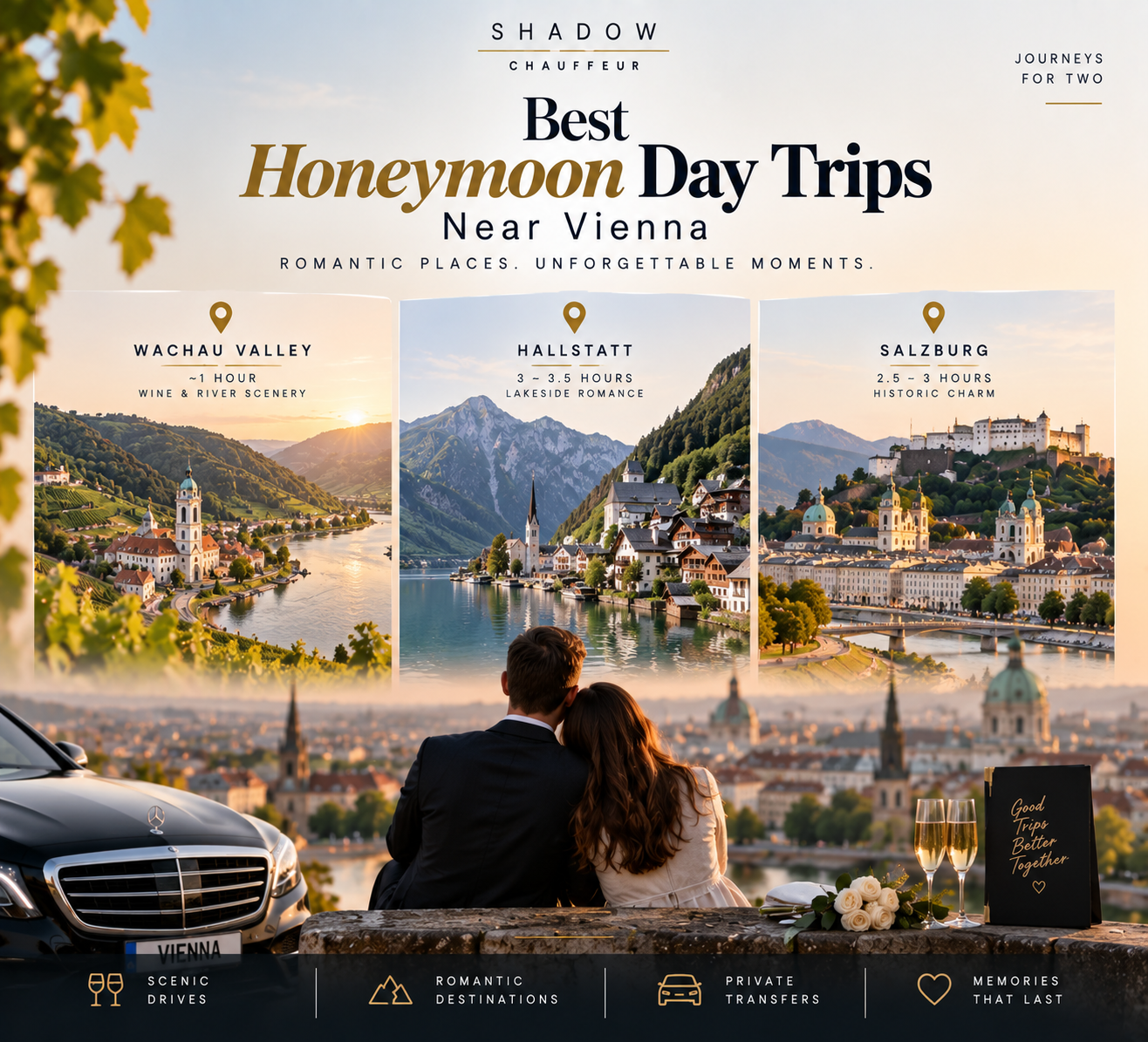 Best Honeymoon Day Trips Near Vienna