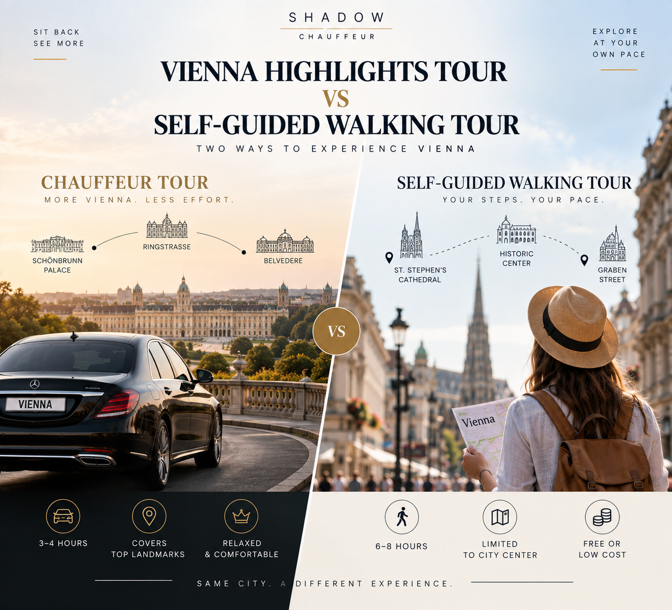 Vienna Highlights Tour vs Self-Guided Walking Tour
