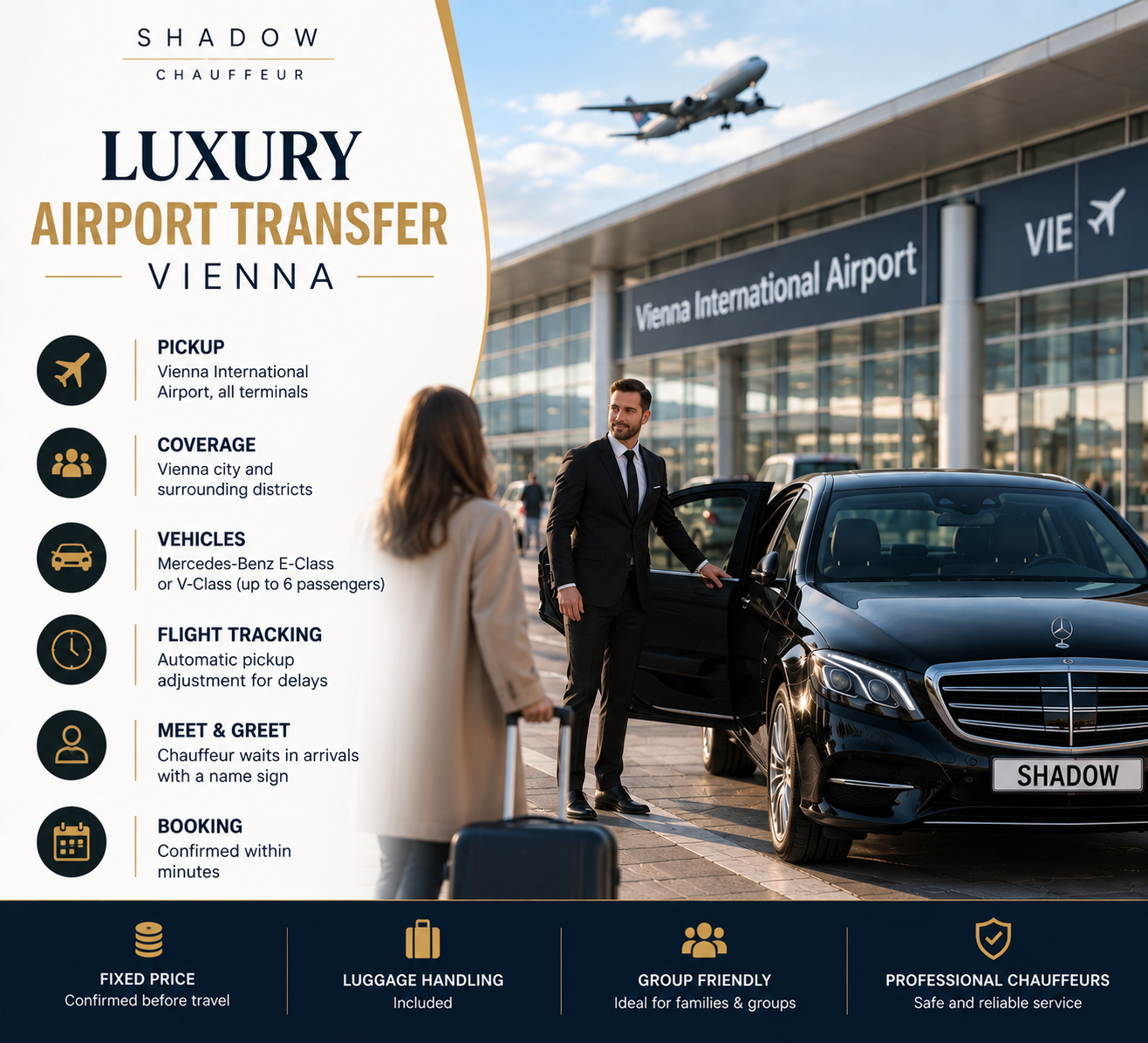 Luxury Airport Transfer Vienna: Book Your Ride in Minutes