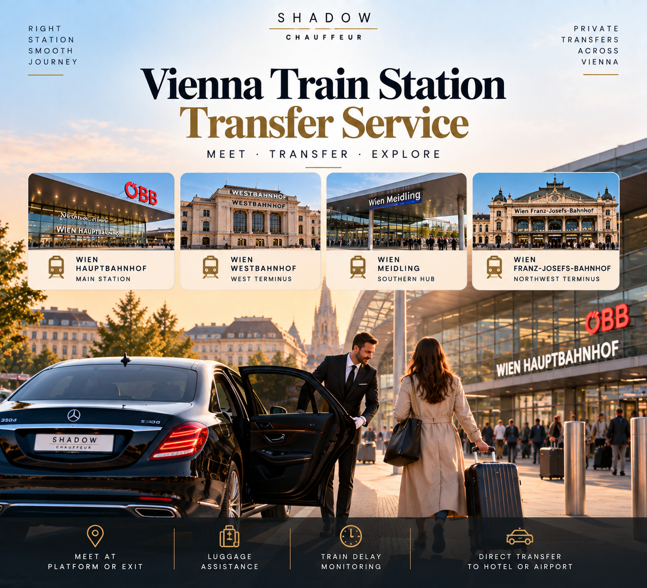 Vienna Train Station Transfer Service