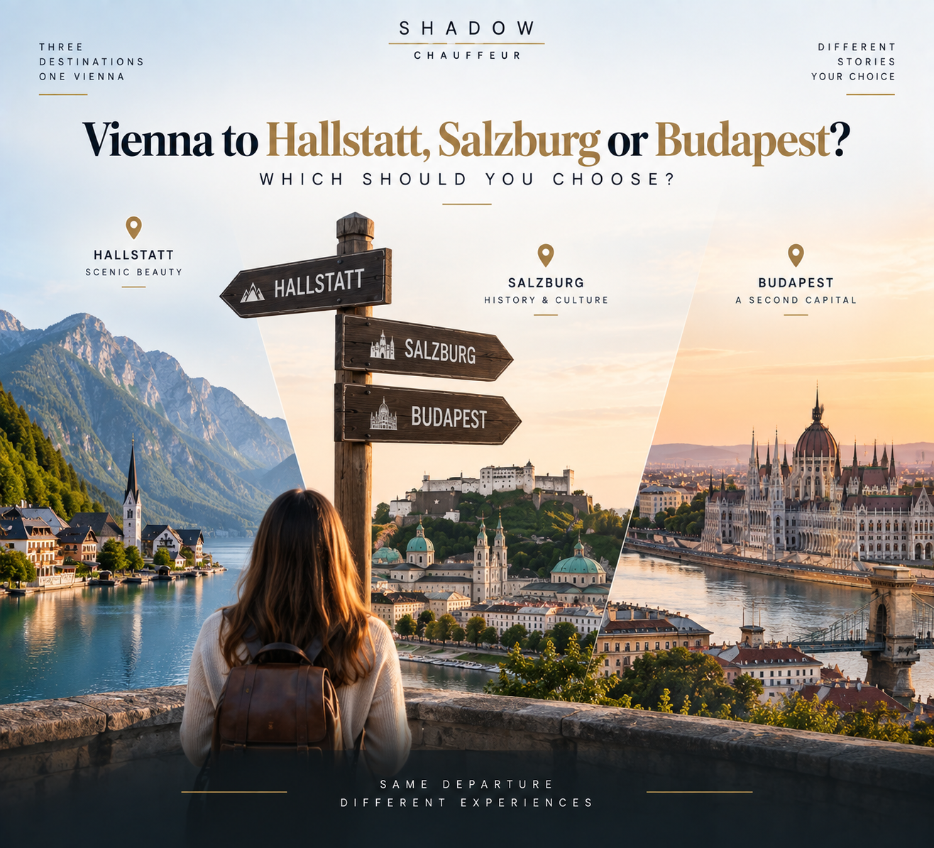 Vienna to Hallstatt, Salzburg or Budapest: Which Should You Choose?