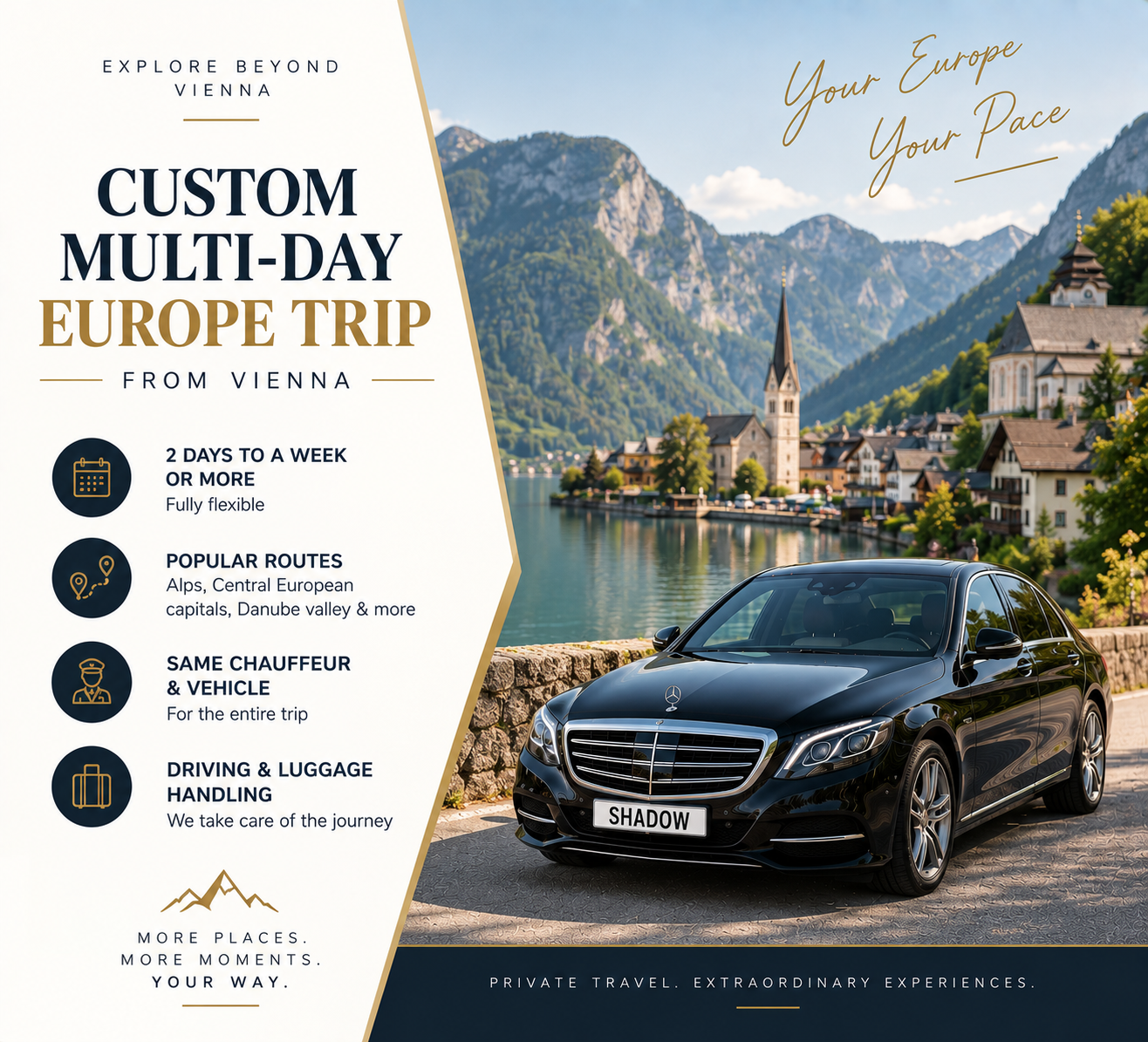 Custom Multi-Day Europe Trip from Vienna