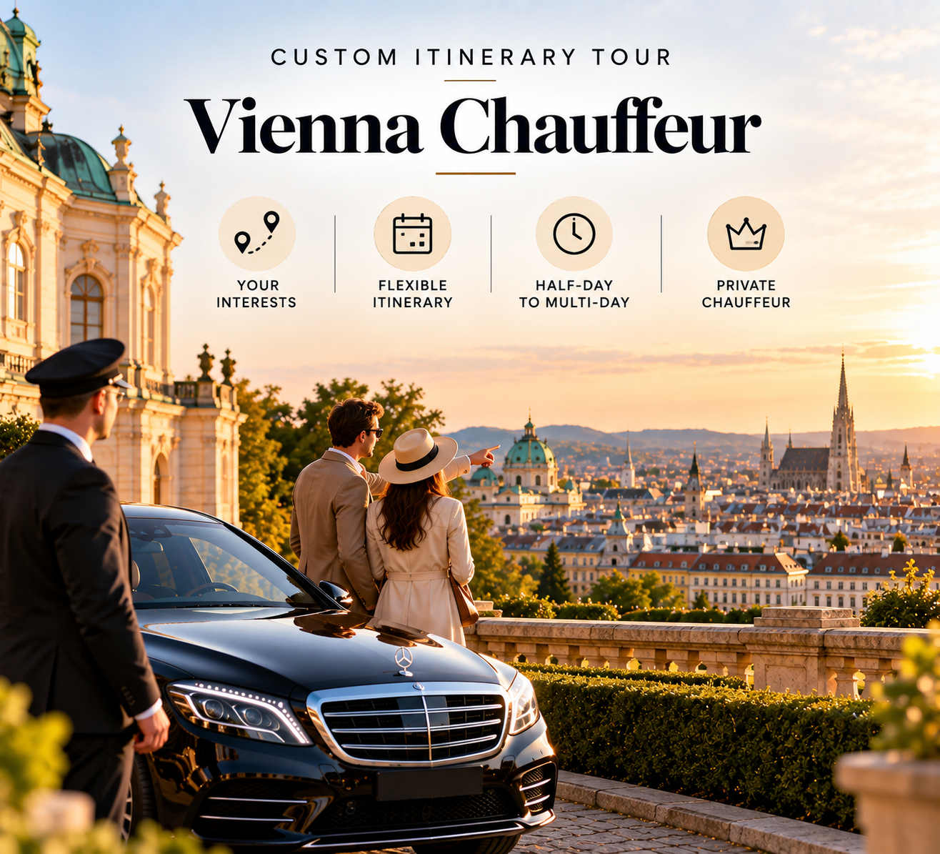 Vienna Chauffeur at Golden Hour