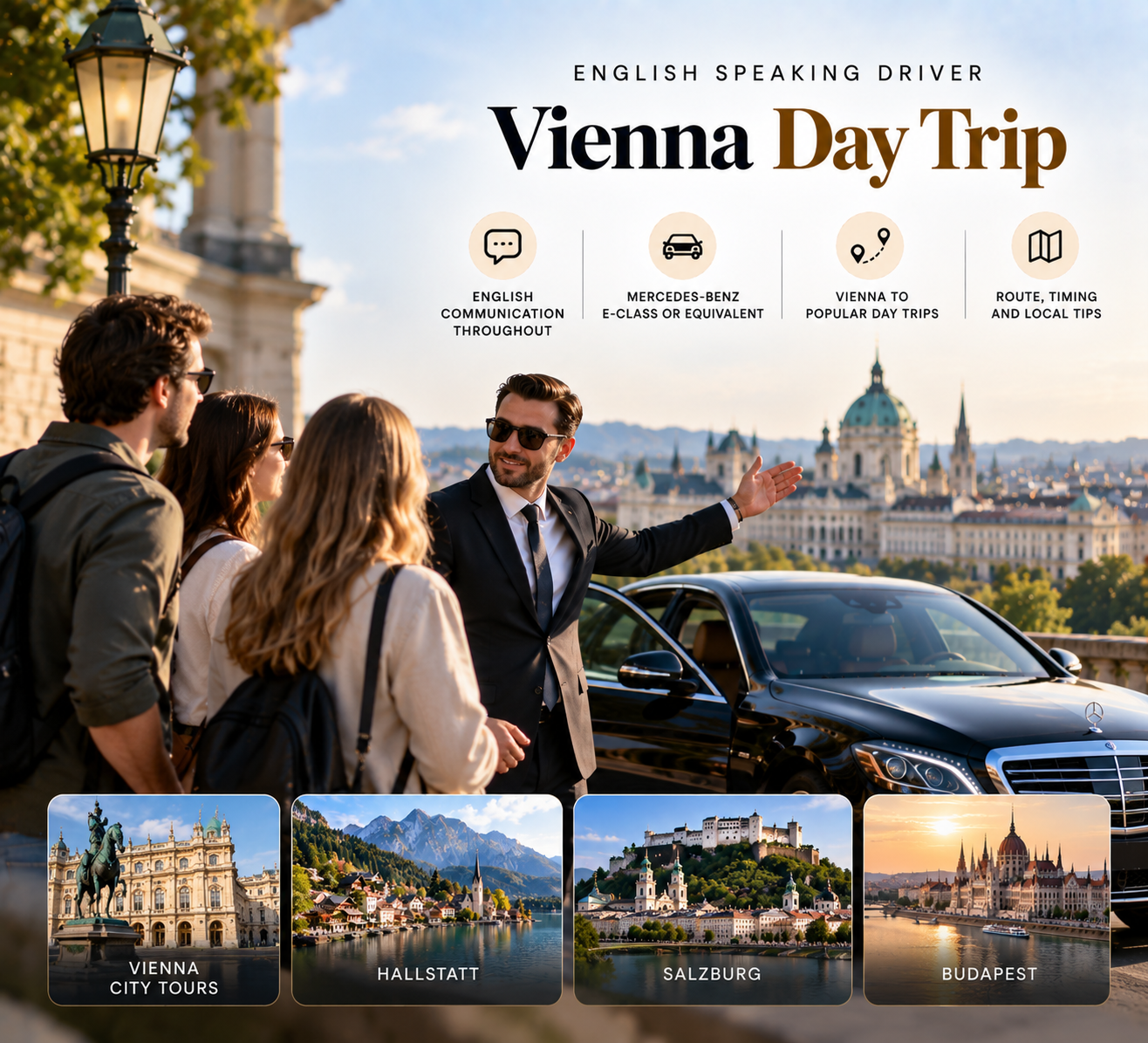 Vienna Day Trip Chauffeur Experience